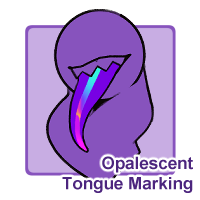 Opalescent Tongue Marking