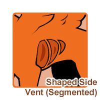 Shaped Side Vent (Segmented)