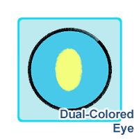 Dual-Colored Eye